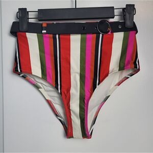 NWOT- SOLID & STRIPED Bikini Bottoms